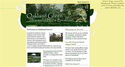 Desktop Screenshot of oaklandgreen.com